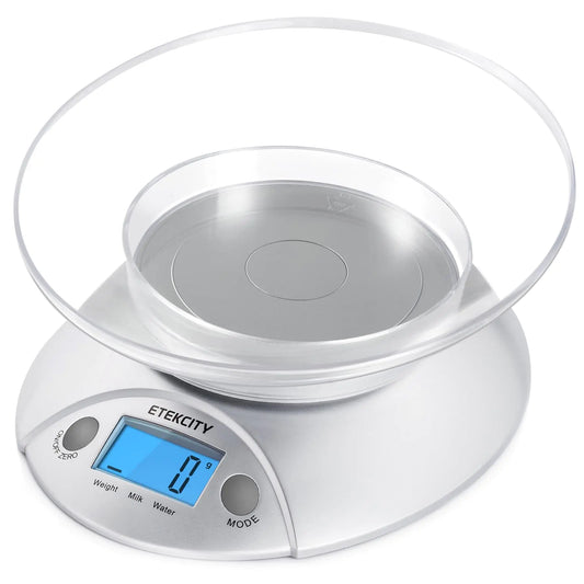 Food Kitchen Scale With Bowl Digital